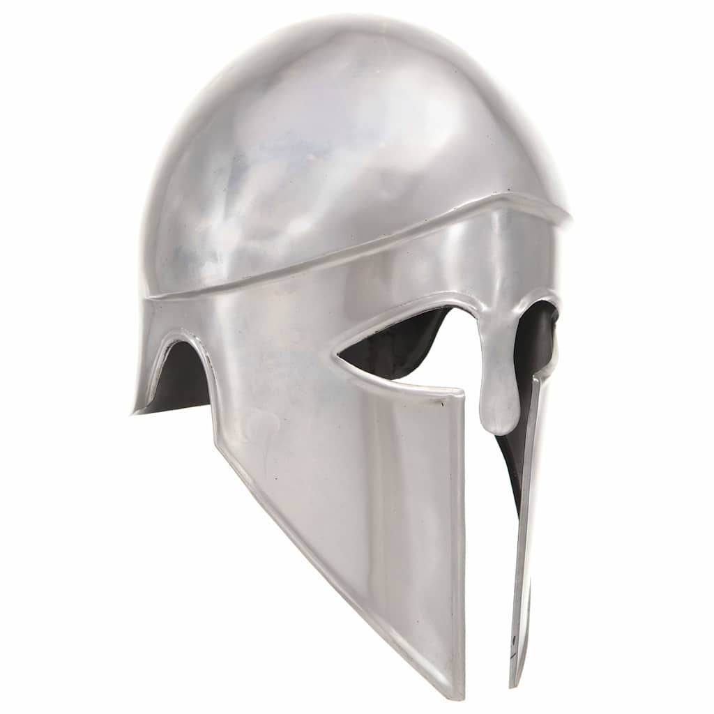 vidaXL Medieval Knight Helmet Antique Replica LARP Silver Steel – Part 2