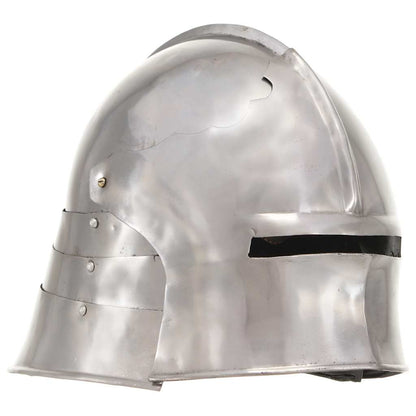 vidaXL Medieval Knight Helmet Antique Replica LARP Silver Steel – Part 2