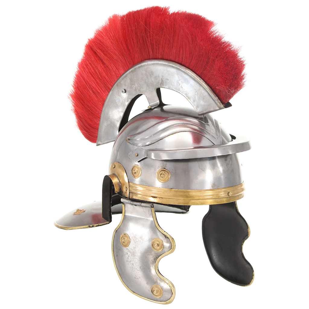 vidaXL Medieval Knight Helmet Antique Replica LARP Silver Steel – Part 2