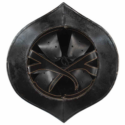 vidaXL Medieval Knight Helmet Antique Replica LARP Silver Steel 4