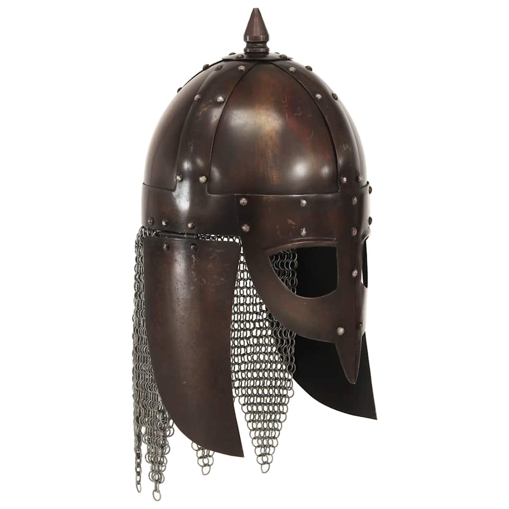 Medieval Knight Helmet Antique Replica LARP Silver Steel Model 1–Model 21 Model 5