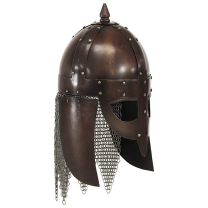Medieval Knight Helmet Antique Replica LARP Silver Steel Model 1–Model 21 Model 5