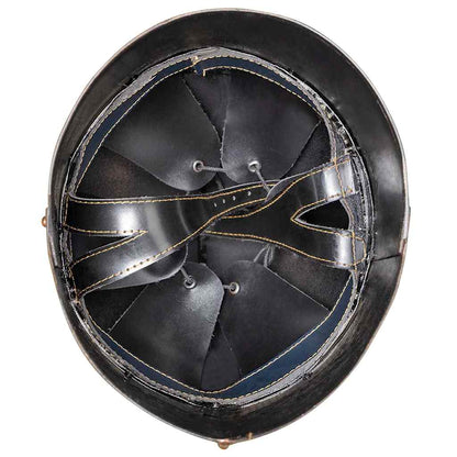 vidaXL Medieval Knight Helmet Antique Replica LARP Copper Steel 5