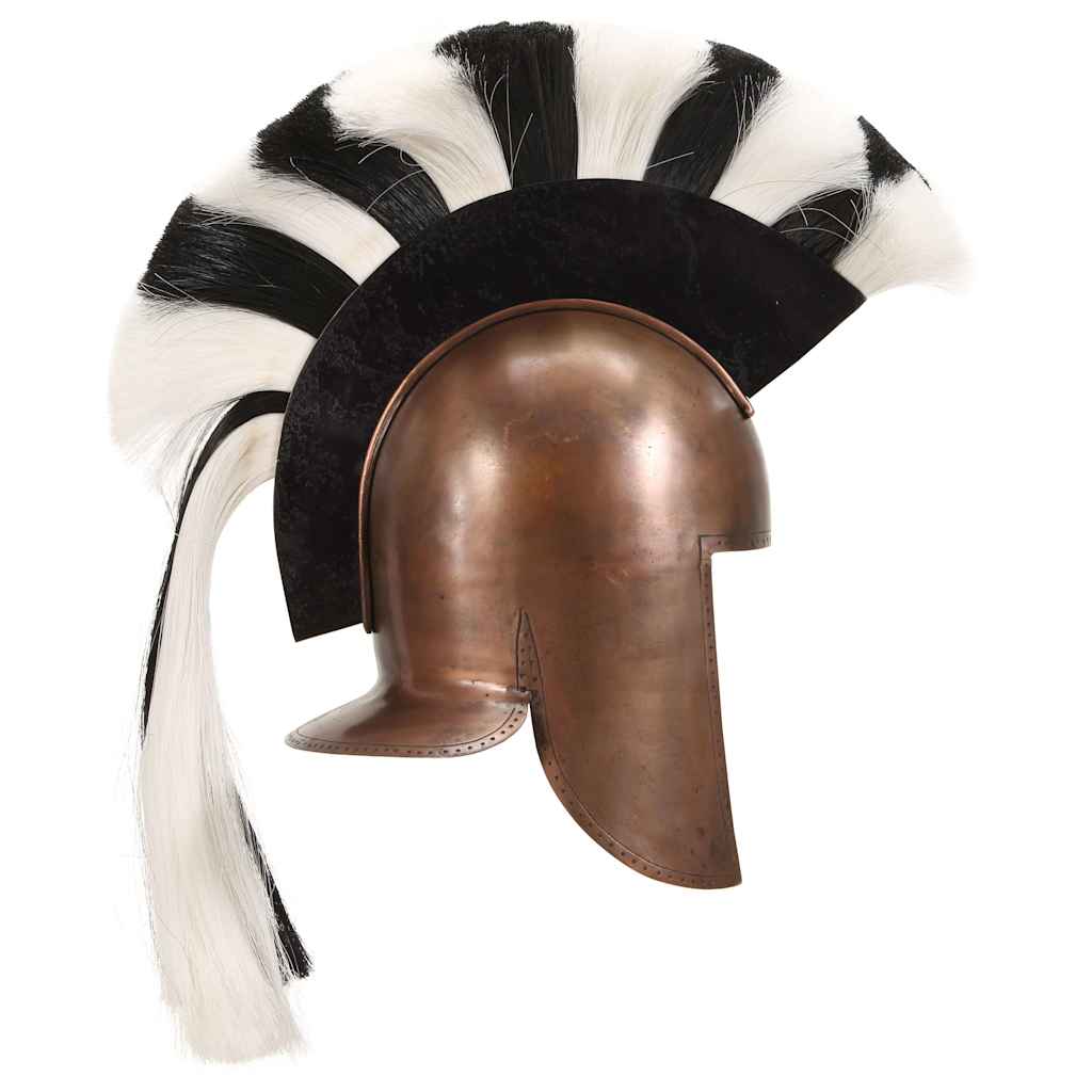 286231 vidaXL Greek Warrior Helmet Antique Replica LARP Copper Steel 4