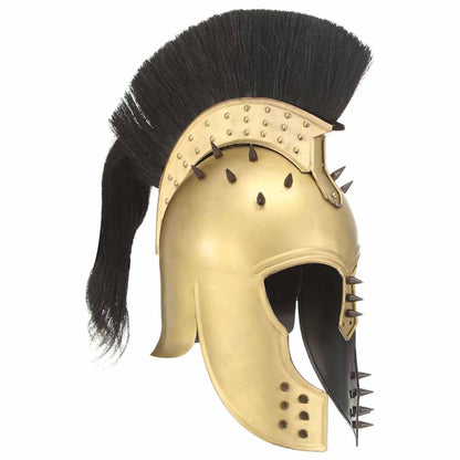 vidaXL Medieval Knight Helmet Antique Replica LARP Silver Steel – Part 2