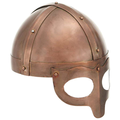 vidaXL Viking Helmet Antique Replica LARP Copper Steel 1
