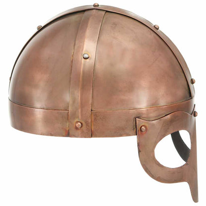 vidaXL Viking Helmet Antique Replica LARP Copper Steel 3