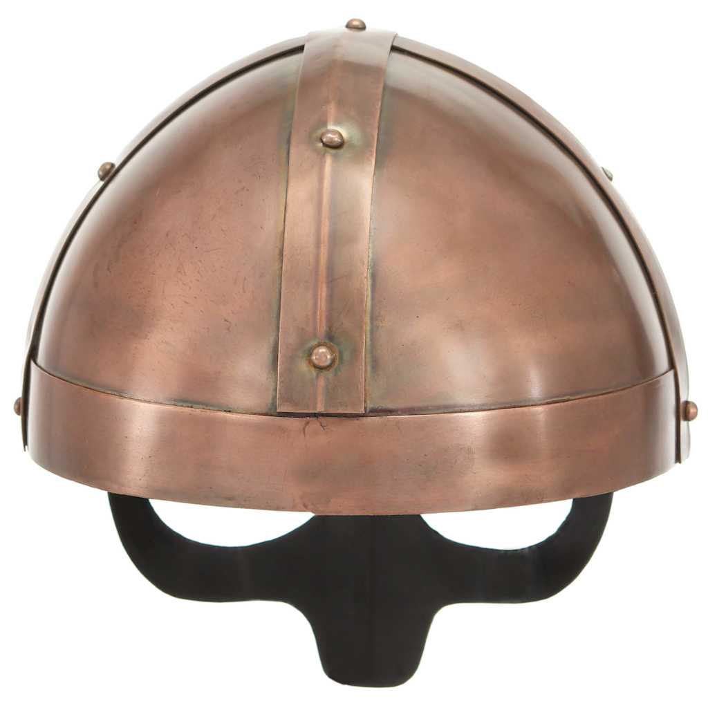 vidaXL Viking Helmet Antique Replica LARP Copper Steel 4