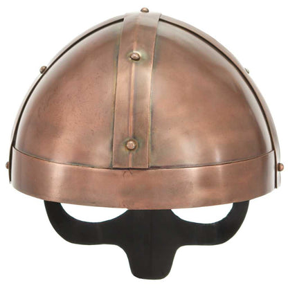 vidaXL Viking Helmet Antique Replica LARP Copper Steel 4