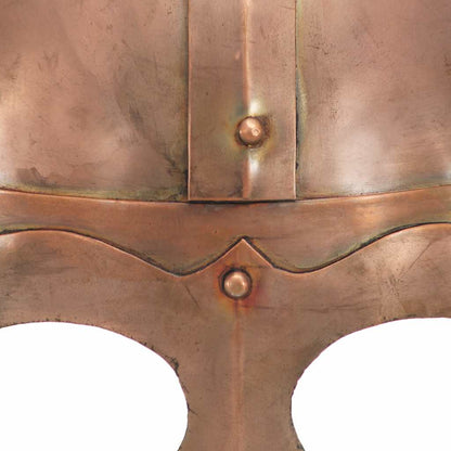vidaXL Viking Helmet Antique Replica LARP Copper Steel 5