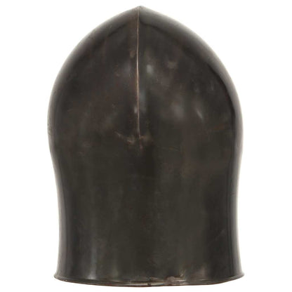 vidaXL Medieval Knight Helmet Antique Replica LARP Silver Steel 4