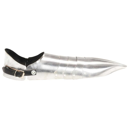 vidaXL Medieval Knight Armour Sabatons Replica LARP Silver Steel 3