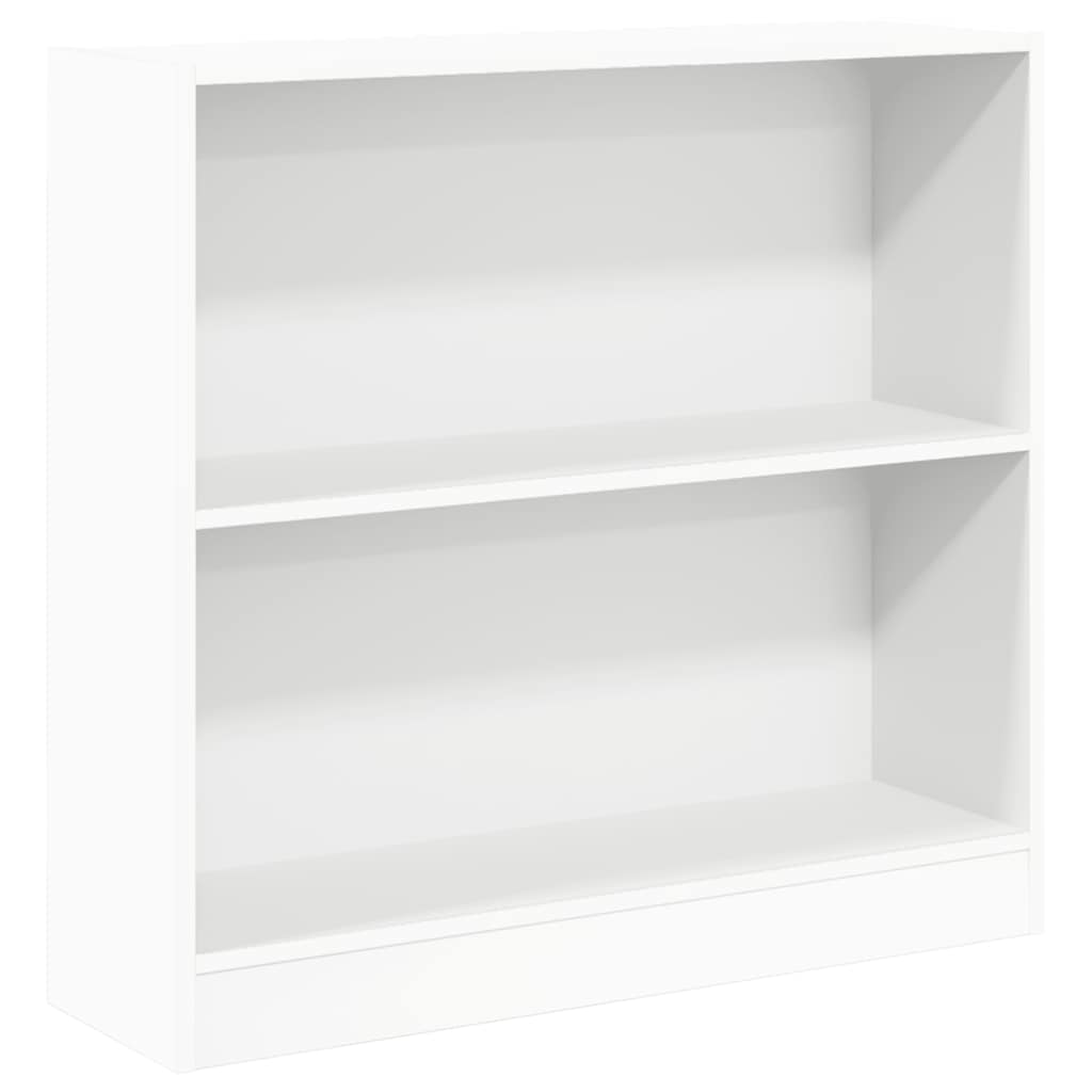 vidaXL Bookcase White 80x24x75 cm Engineered Wood 2