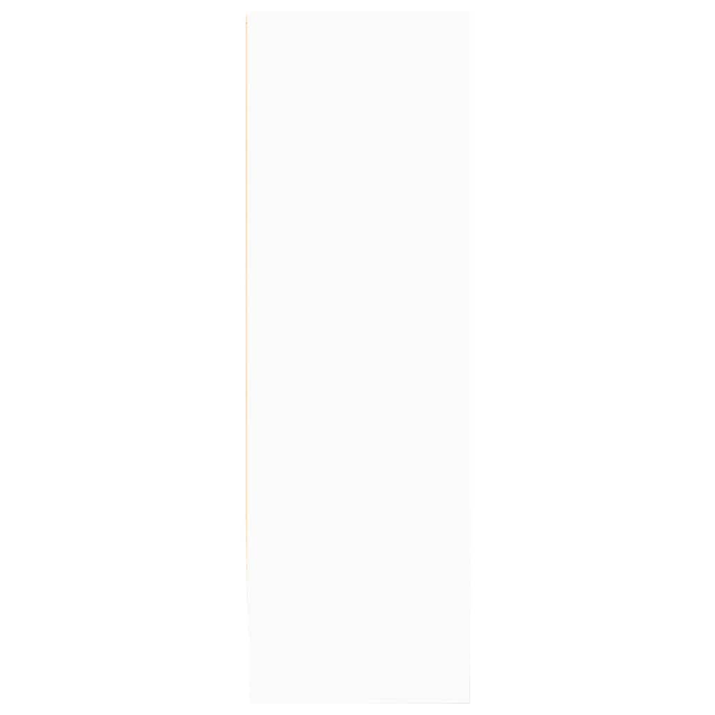 vidaXL Bookcase White 80x24x75 cm Engineered Wood 6
