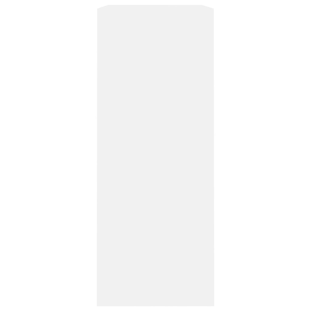 vidaXL Bookcase White 80x30x76,5 cm Engineered Wood 5