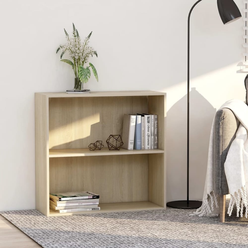 vidaXL Bookcase 80x30x76.5 cm Engineered Wood