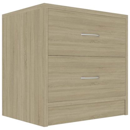 vidaXL Bedside Cabinet | Set of 2 | Sonoma oak | Engineered wood | Medium 3