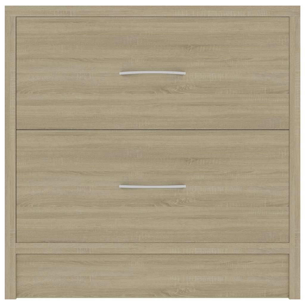 vidaXL Bedside Cabinet | Set of 2 | Sonoma oak | Engineered wood | Medium 5