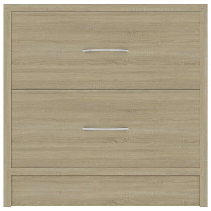 vidaXL Bedside Cabinet | Set of 2 | Sonoma oak | Engineered wood | Medium 5