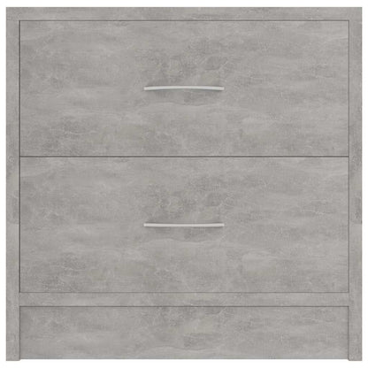 vidaXL Bedside Cabinet | Set of 2 | Concrete Grey | Engineered Wood 5