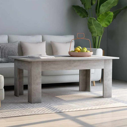 vidaXL Coffee Table | Concrete grey | Engineered wood | Medium | Simplistic 1