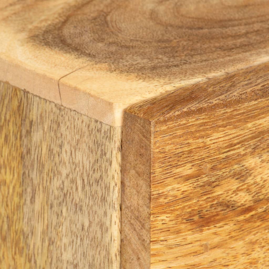 vidaXL Bedside Cabinet | Brown | Solid Mango Wood | 40x30x50 cm 6