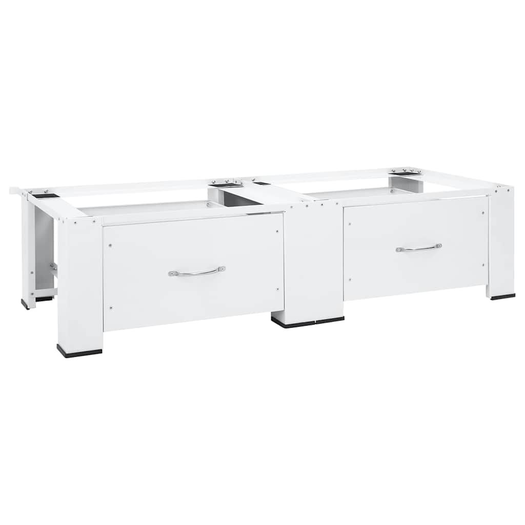 vidaXL Washing Machine Pedestal 64 x 55 x 32.5 cm Steel