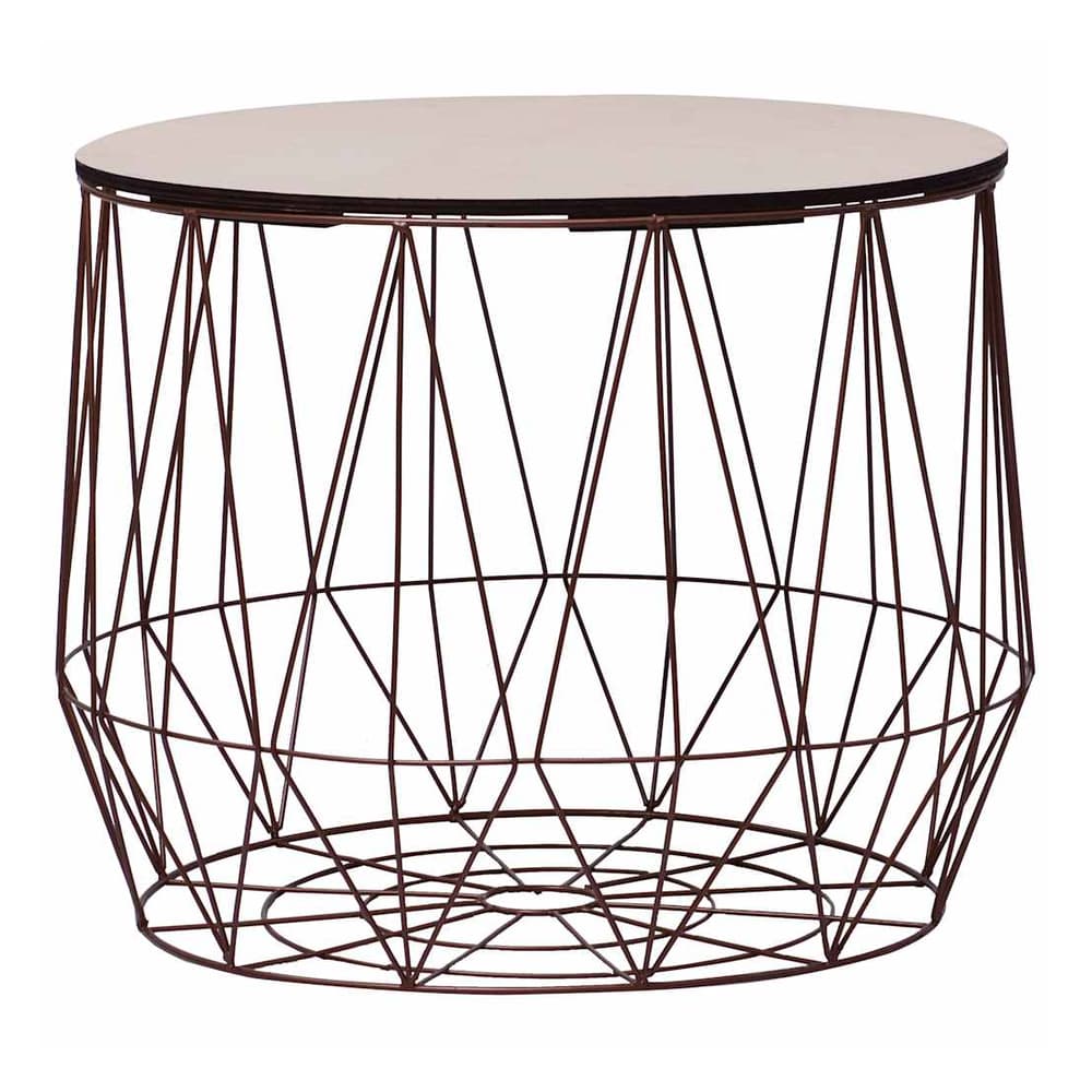 Coffee Table 2 pcs Copper