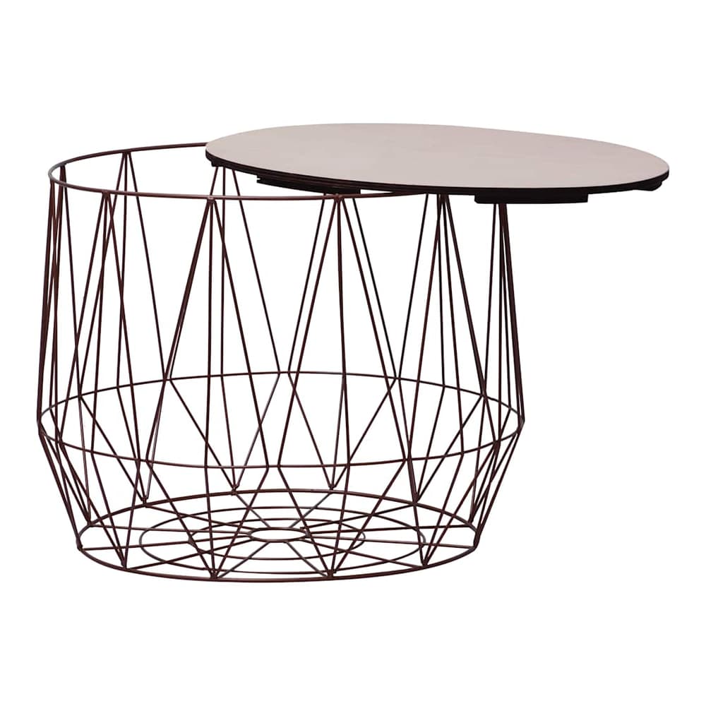 Coffee Table 2 pcs Copper