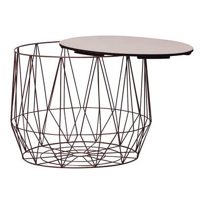 Coffee Table 2 pcs Copper