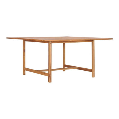 Garden Table Solid Teak Wood 150 x 150 x 76 cm Square
