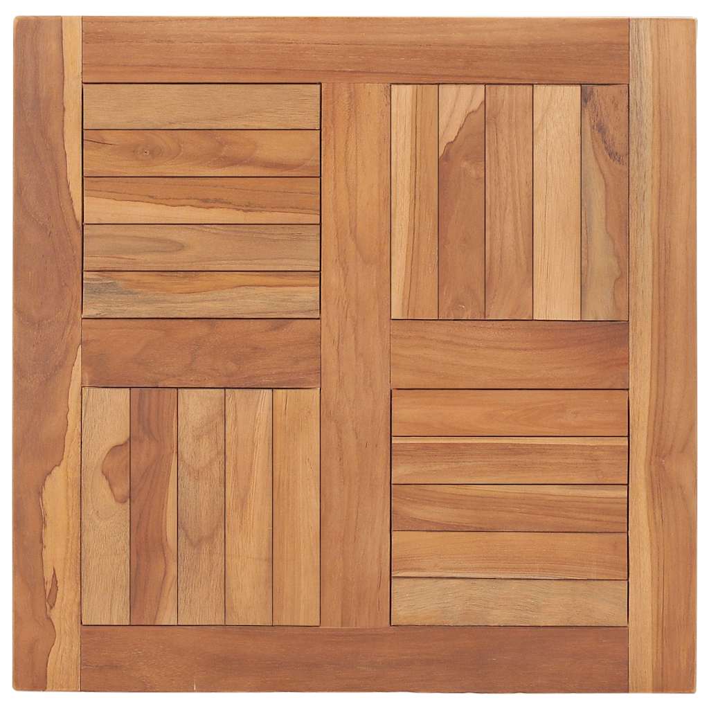 vidaXL Table Top Solid Teak Wood 60x60x2.5 cm 2