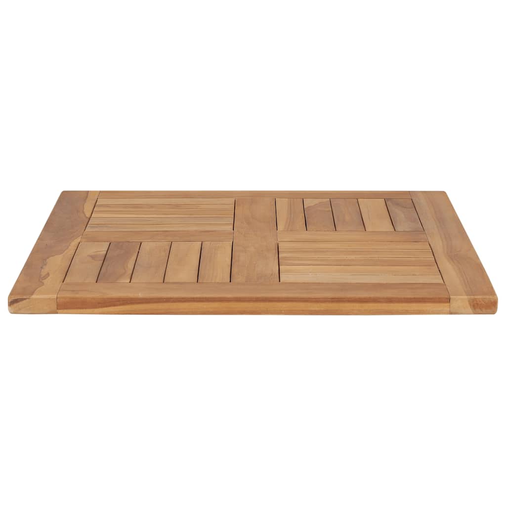 vidaXL Table Top Solid Teak Wood 60x60x2.5 cm 3