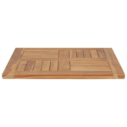 vidaXL Table Top Solid Teak Wood 60x60x2.5 cm 3