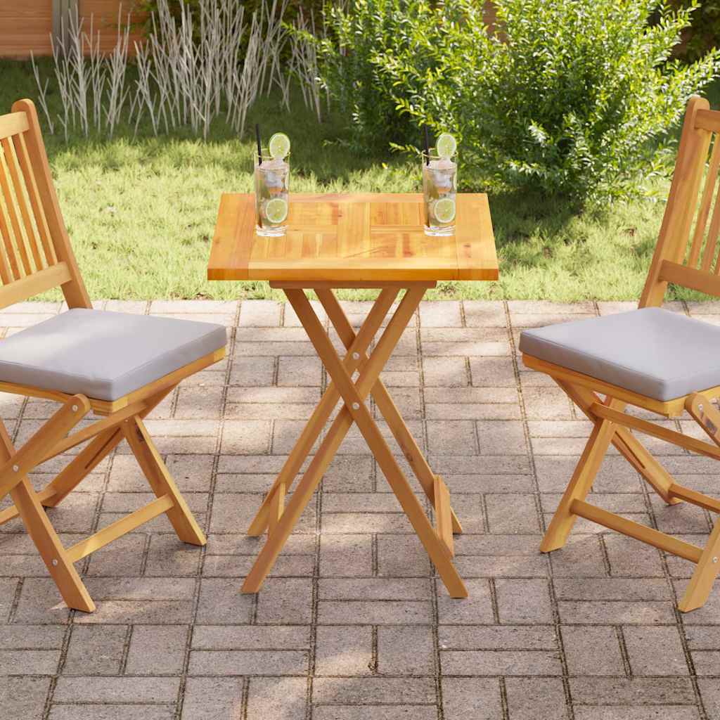 vidaXL Table Top Solid Teak Wood 60x60x2.5 cm 1