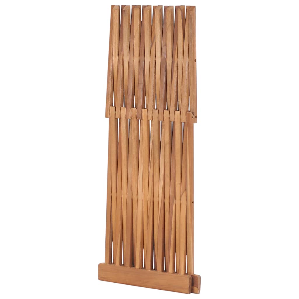 vidaXL Stool | Teak | Solid Teak wood | Medium | Foldable | Folding Stool 5