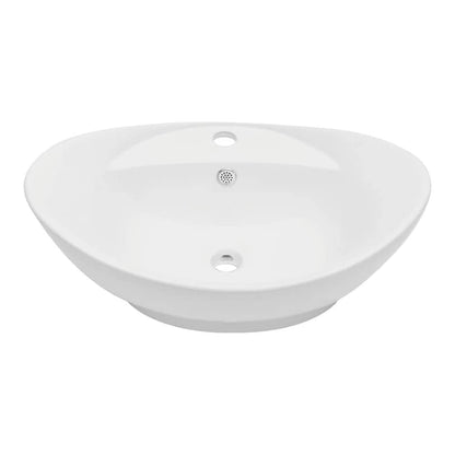 Two Bathroom Furniture Set Ceramic Brown