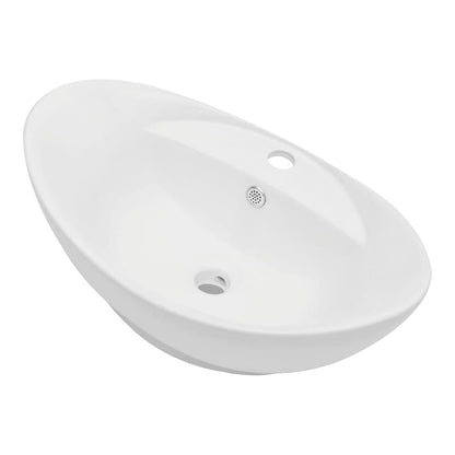 Two Bathroom Furniture Set Ceramic Brown