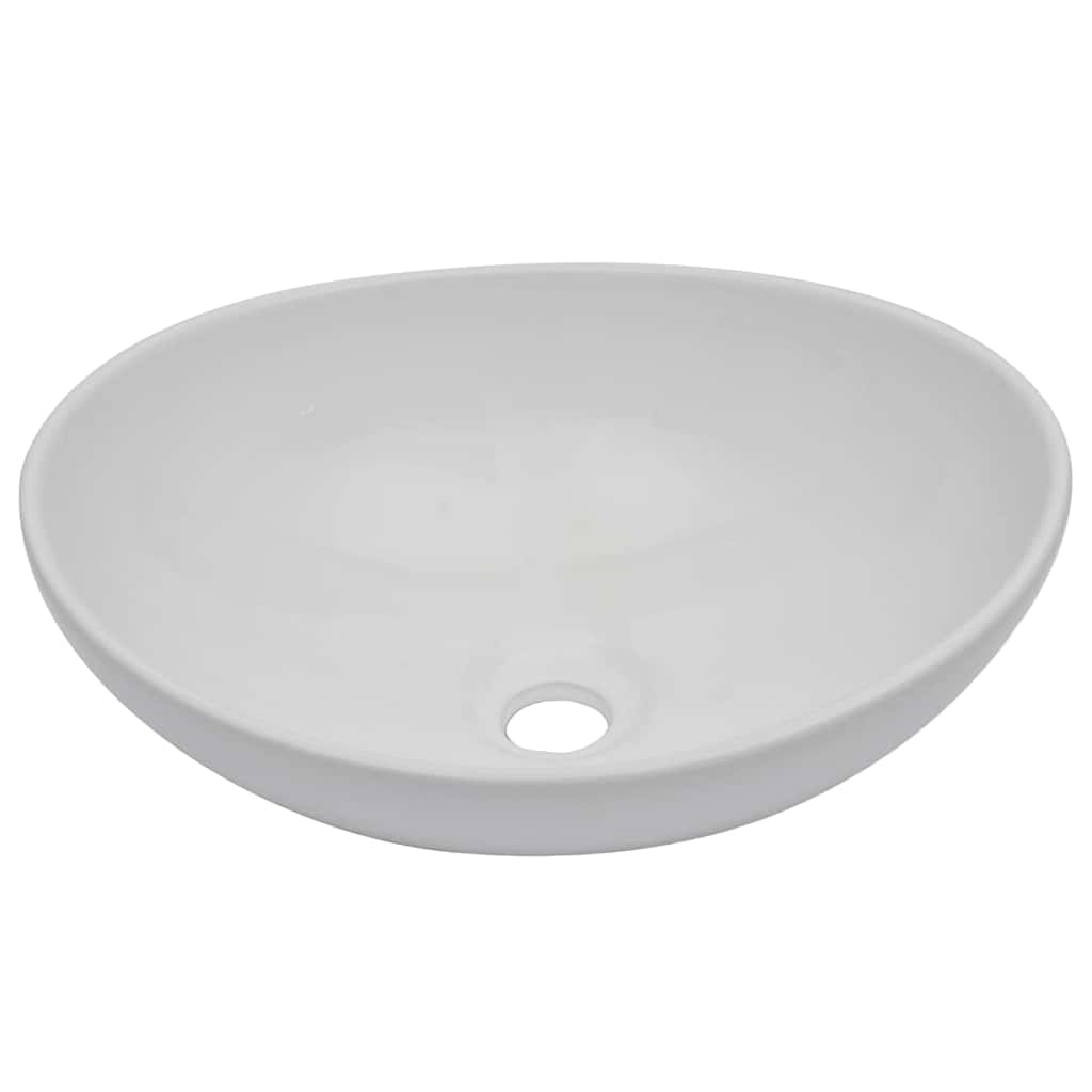 Two Bathroom Furniture Ceramic shelf oval-shaped basin