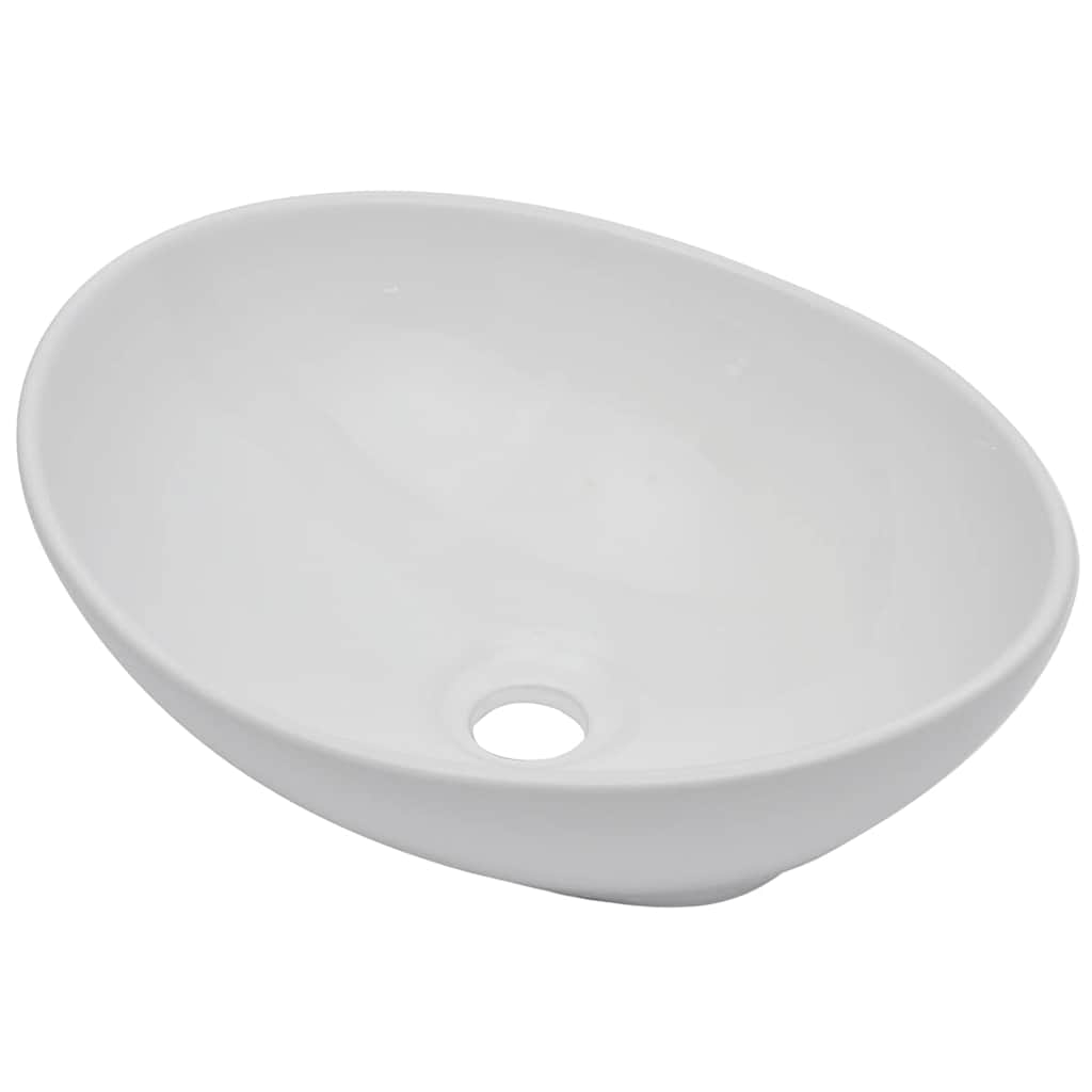 vidaXL Two Piece Bathroom Furniture Set Ceramic Grey 4