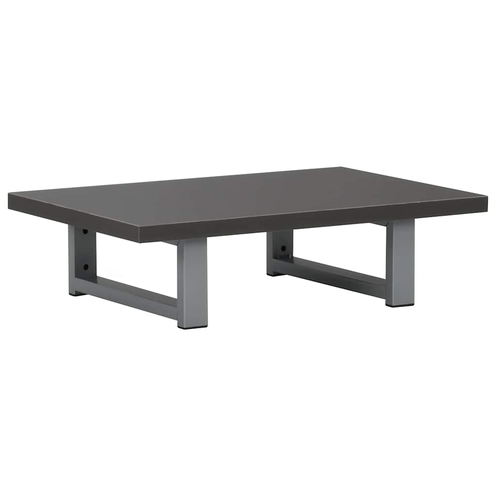 vidaXL Two Piece Bathroom Furniture Set Ceramic Grey 5