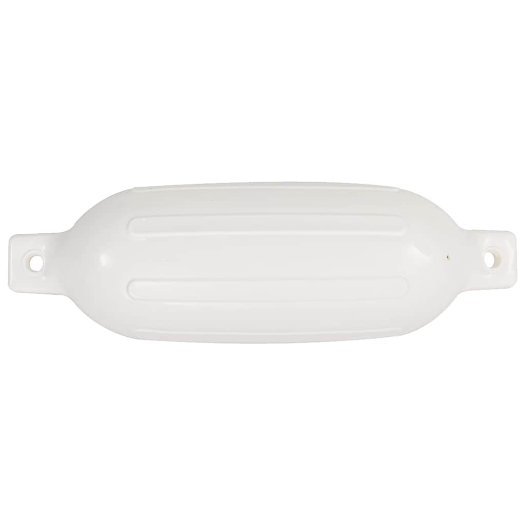 vidaXL Boat Bumper 4 pcs White Ø 16x58 cm PVC 3