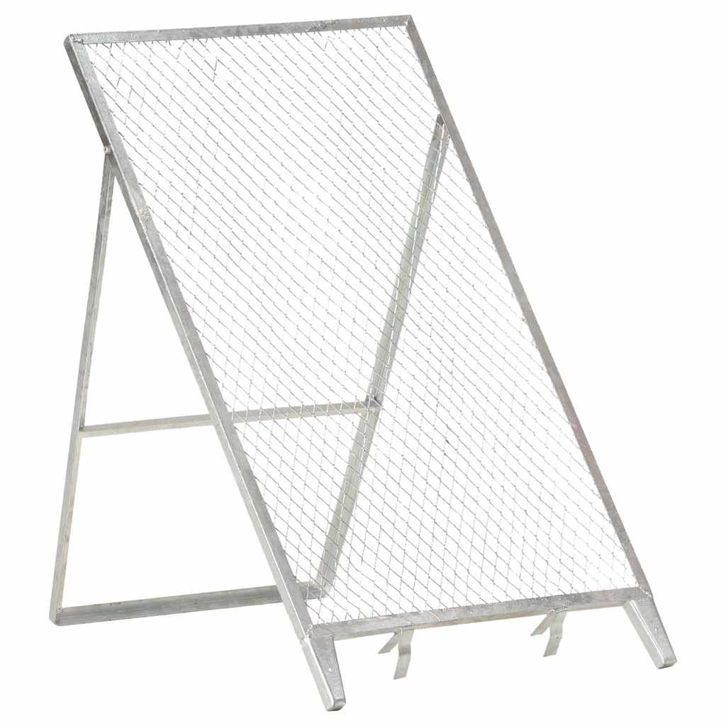 vidaXL Garden Sieve | Galvanised Steel | Foldable | Garden Sieve | Rectangular 2