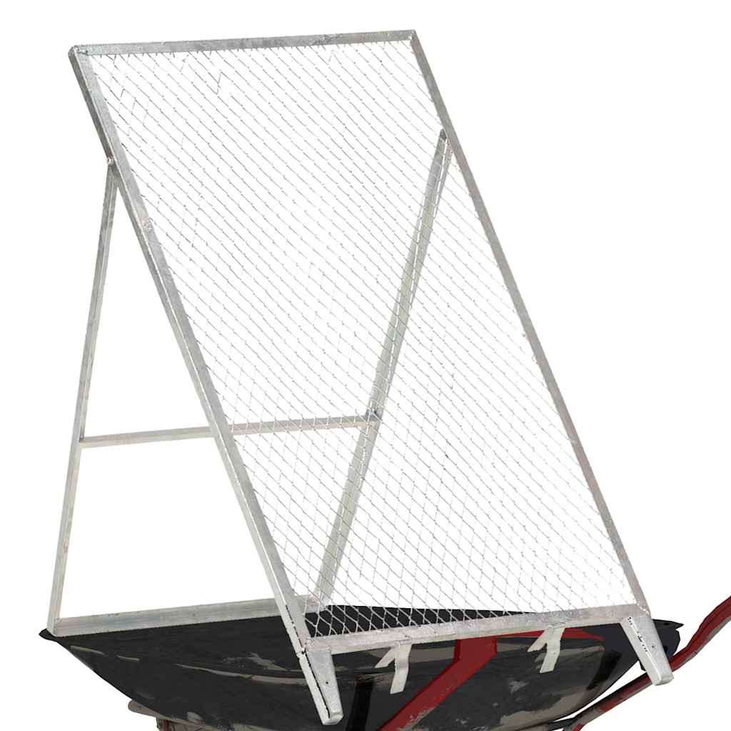 vidaXL Garden Sieve | Galvanised Steel | Foldable | Garden Sieve | Rectangular 1