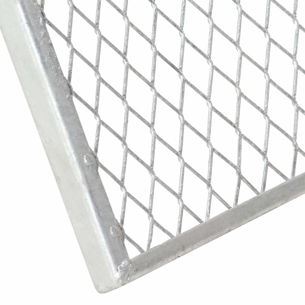 146152 vidaXL Garden Sieve Galvanised Steel 3