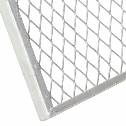 146152 vidaXL Garden Sieve Galvanised Steel 3