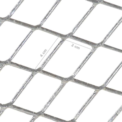 146152 vidaXL Garden Sieve Galvanised Steel 6
