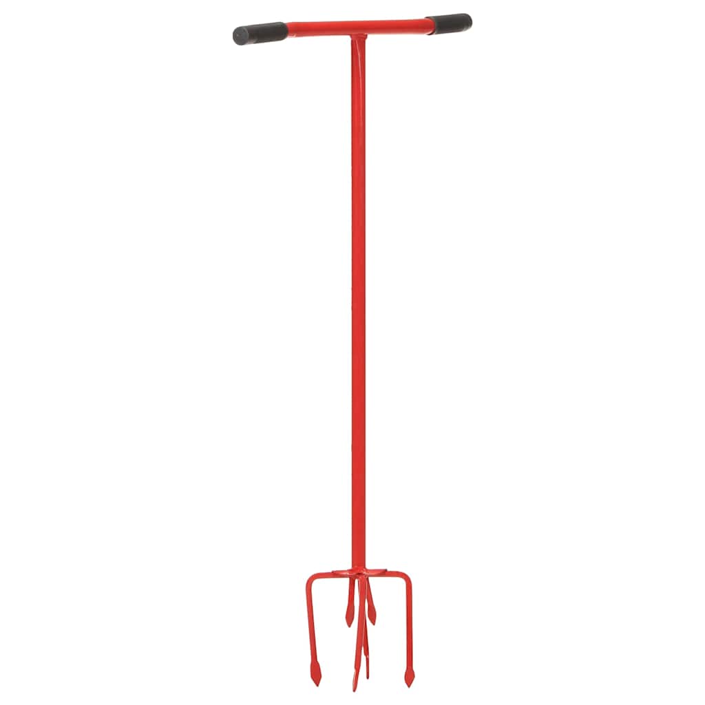 vidaXL Garden Claw | Red | Steel, PE | 97 cm long | Ergonomic | Garden Claw 1