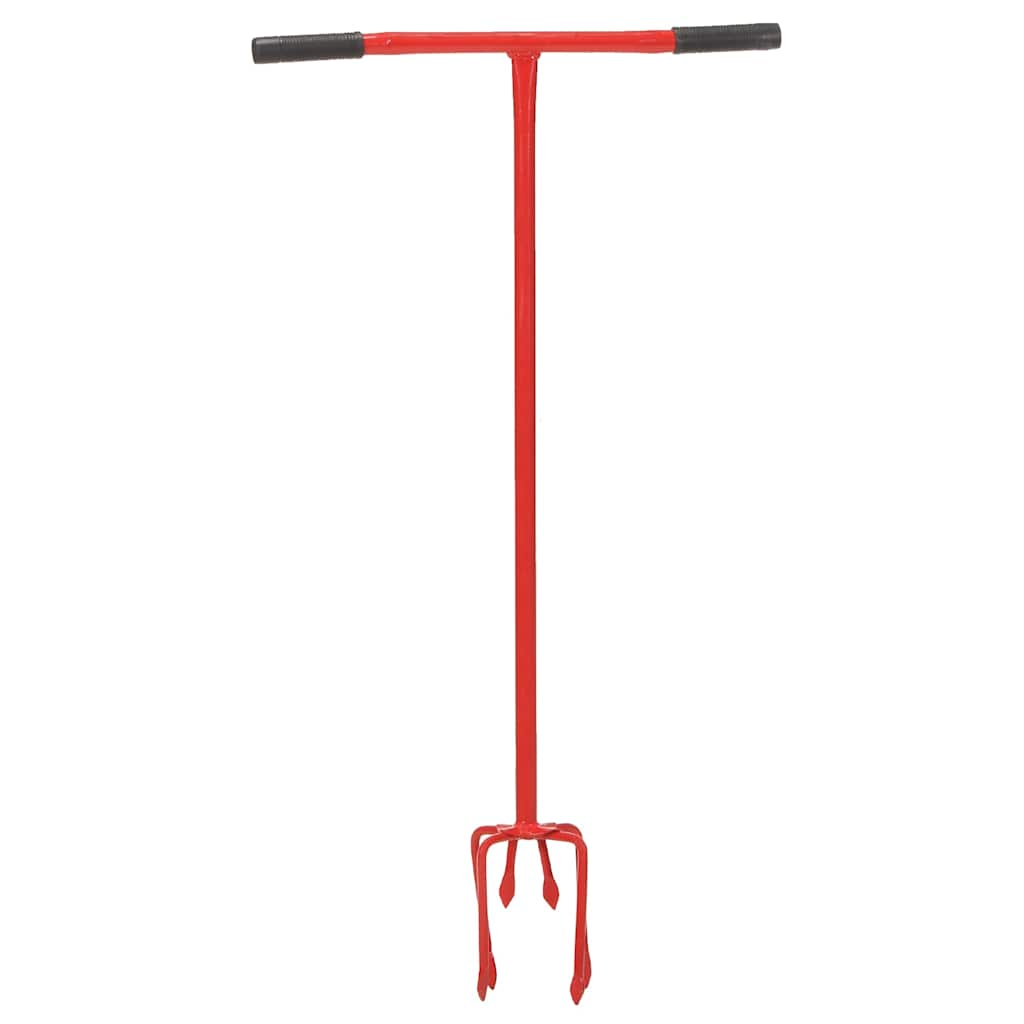 vidaXL Garden Claw | Red | Steel, PE | 97 cm long | Ergonomic | Garden Claw 2