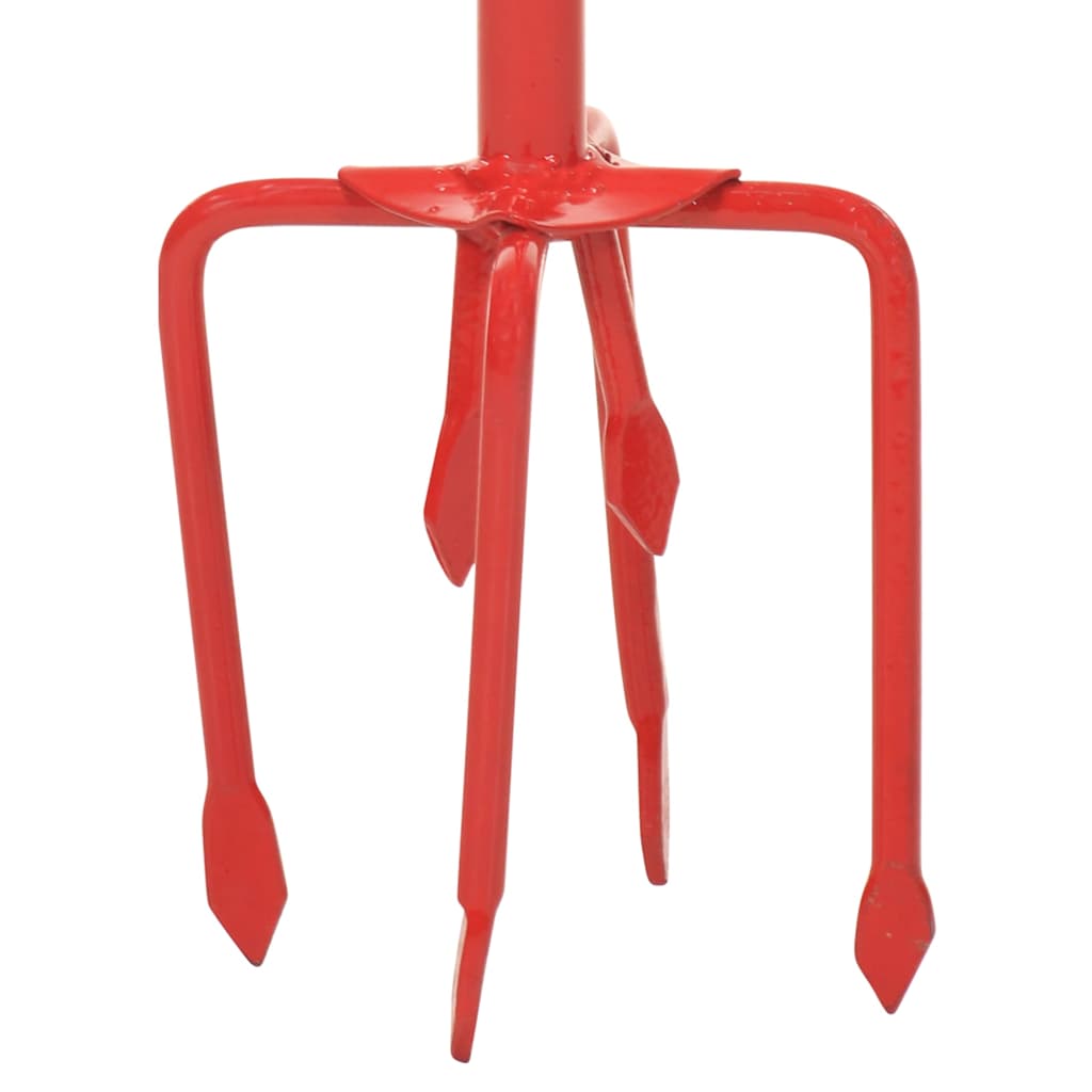 vidaXL Garden Claw | Red | Steel, PE | 97 cm long | Ergonomic | Garden Claw 4
